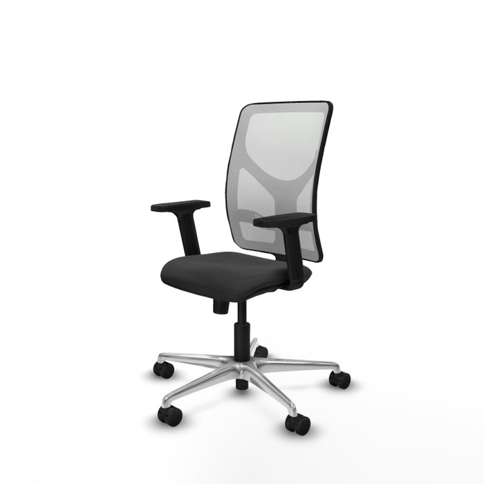 PIQUERAS Y CRESPO Silla de oficina Motilla con mecanismo Sincro, Gris oscuro y Blanco PIQUERAS Y CRESPO Silla de oficina Motilla con mecanismo Sincro, Gris oscuro y Blanco