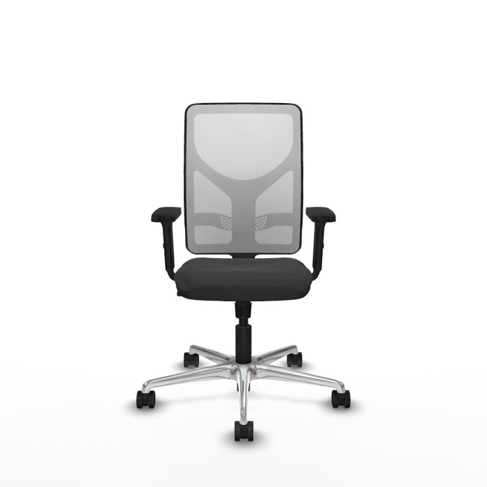 PIQUERAS Y CRESPO Silla de oficina Motilla con mecanismo Sincro, Gris oscuro y Blanco PIQUERAS Y CRESPO Silla de oficina Motilla con mecanismo Sincro, Gris oscuro y Blanco