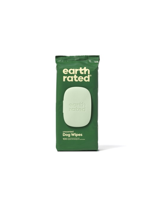 Earth Rated Toallitas para Mascota Bio sin Perfume 100 u