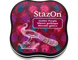 Tsukineko STAZON MIDI Almohadilla de Tinta Morado Gótico 58x58mm