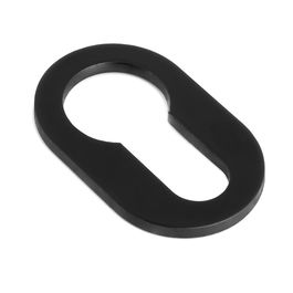 NUDA Bocallave Adhesivo Oval 26x42x4mm Acabado Cromo Satinado, Negro, Blanco Negro Nuda