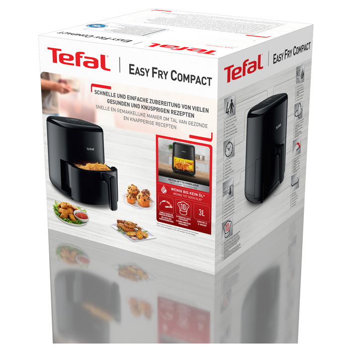 Tefal Easy Fry Compact EY 1458 Black