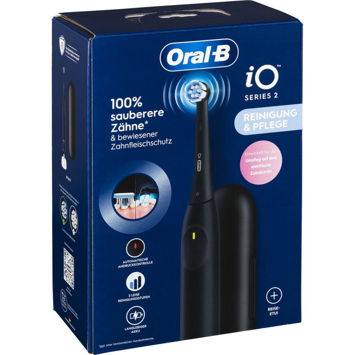 Oral-B iO Series 2 Night Black con estuche de viaje Oral-B iO Series 2 Night Black con estuche de viaje