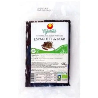 VEGETALIA Alga Espagueti de Mar Ecológica (BIO) - 50 g - Alga Marina, Vegano, Sin Gluten VEGETALIA Alga Espagueti de Mar Ecológica (BIO) - 50 g - Alga Marina, Vegano, Sin Gluten