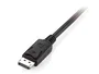 Equip 119337 Cable DisplayPort a DisplayPort 5m, 4K 3840x2160 a 60Hz, 2K a 165Hz, Versión 1.2, Macho-Macho, Ancho de Banda 21.6 Gbps, Negro