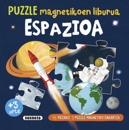 SUSAETA EDICIONES, (eus).espazioa.(puzzle liburua magnetickoen)