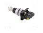 SPAMEL Interruptor rotativo con llave ST22 22mm Negro