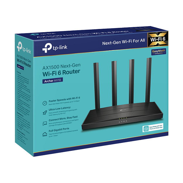 TP-Link Archer AX18 AX1500 WiFi 6 Router
