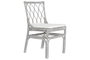 DKD Home Decor Silla de Ratán con Cojín Decapé Blanco