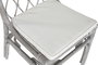 DKD Home Decor Silla de Ratán con Cojín Decapé Blanco