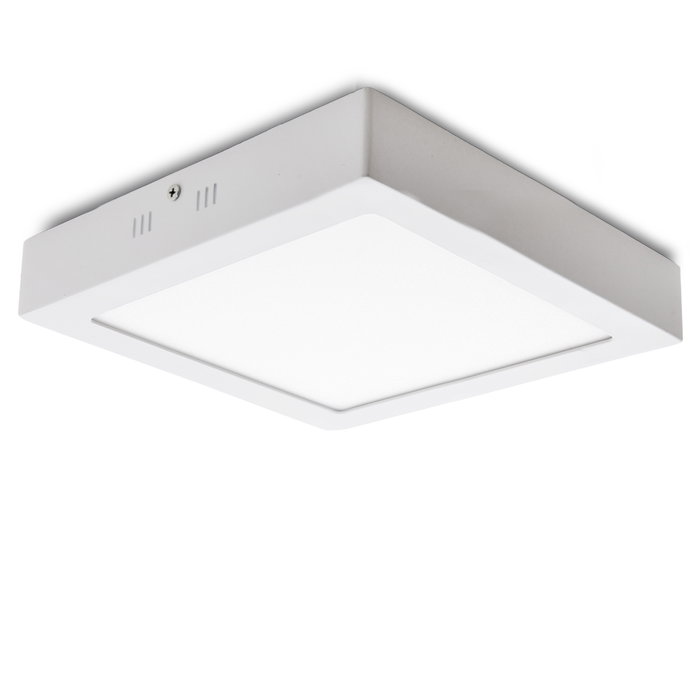 Plafón LED Cuadrado 12W 1200Lm 6000K Blanco Frío