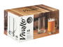 VIVALTO Jarra Cerveza 650 ml con Asa Transparente Vidrio 12x16x9 cm (Set de 18)