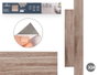 Giftdecor Set 24 Láminas Vinilo Parquet Gris Oscuro 914x152mm