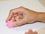 Liderpapel Goma de borrar forma de rueda colores surtidos