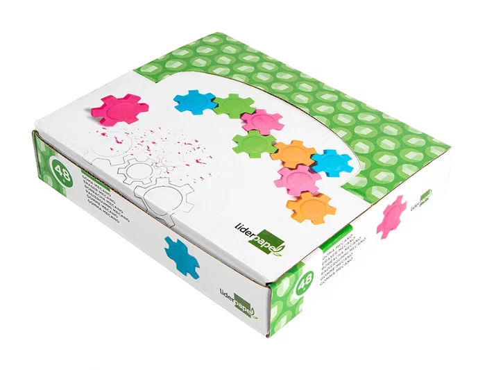 Liderpapel Goma de borrar forma de rueda colores surtidos Liderpapel Goma de borrar forma de rueda colores surtidos