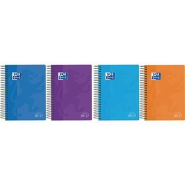 Oxford Agenda Escolar Espiral 8º DP 2026-2027, Tapas Plástico Ligero, Zona Quicknotes, Compatible SCRIBZEE, Castellano