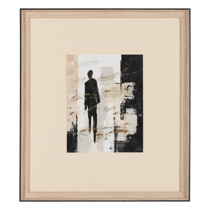 Cuadro Pintura Abstracto 4/M 44 X 50 cm (Set de 4)