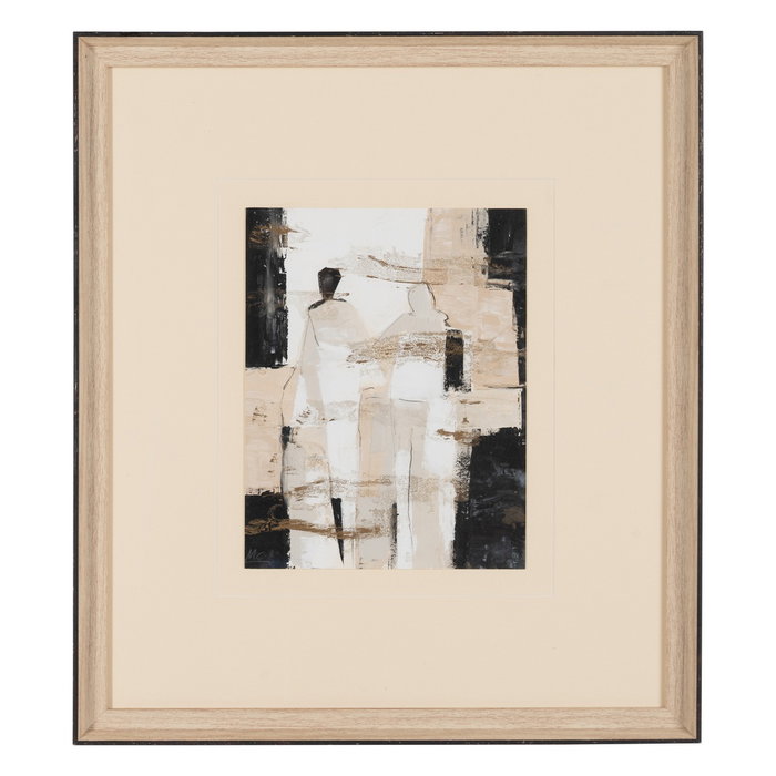 Cuadro Pintura Abstracto 4/M 44 X 50 cm (Set de 4)