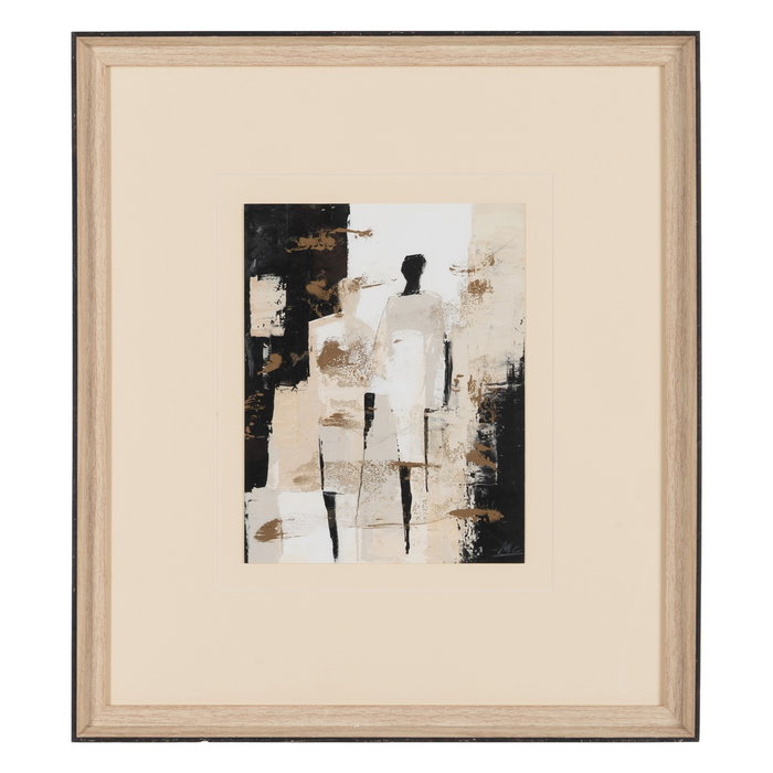 Cuadro Pintura Abstracto 4/M 44 X 50 cm (Set de 4)