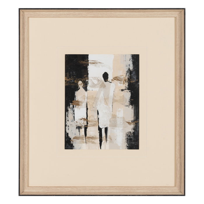 Cuadro Pintura Abstracto 4/M 44 X 50 cm (Set de 4)