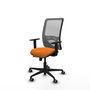 PIQUERAS Y CRESPO Silla de oficina Zulema Sincro/Traslack Naranja y Gris