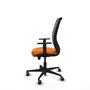 PIQUERAS Y CRESPO Silla de oficina Zulema Sincro/Traslack Naranja y Gris