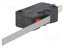 Aratas (Formerly Omron Components) Microconmutador SNAP ACTION D3V-163-1A5 con palanca, 16A/250VAC, 10A/30VCC, SPDT, IP40
