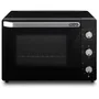 Delonghi Horno Pequeño EO 40112.BK Negro con Ventilador 40L 2000W Puerta Doble Cristal