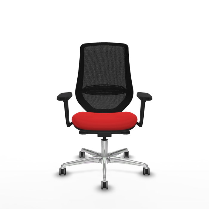 PIQUERAS Y CRESPO Silla de oficina Mardos con mecanismo Sincro/Traslack Rojo y Negro PIQUERAS Y CRESPO Silla de oficina Mardos con mecanismo Sincro/Traslack Rojo y Negro