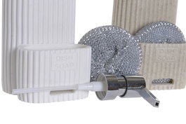 DKD Home Decor Dosificadores de Resina y ABS Surtido de 2 Unidades