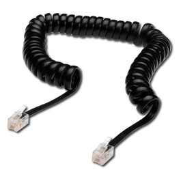 Digitus Cable de teléfono AK-460101-040-S con conectores RJ10, 4 m
