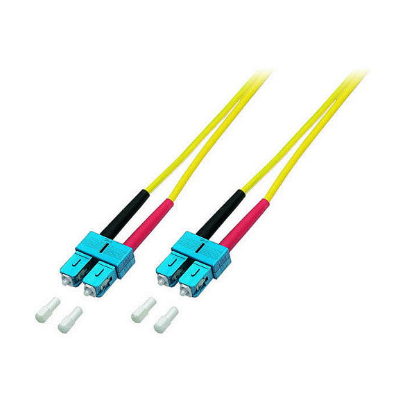 EFB Elektronik Cable de fibra óptica Duplex OS2 SC-SC 3m Amarillo EFB Elektronik Cable de fibra óptica Duplex OS2 SC-SC 3m Amarillo