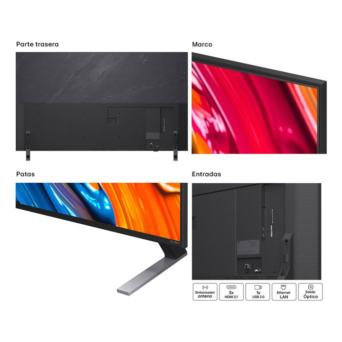 LG QNED 65QNED84A6C 65 pulg. Smart TV 4K UHD con Procesador α7 Gen8 AI y webOS 25 LG QNED 65QNED84A6C 65 pulg. Smart TV 4K UHD con Procesador α7 Gen8 AI y webOS 25