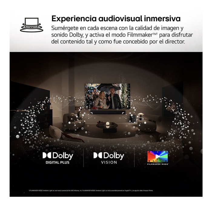 LG QNED 65QNED84A6C 65 pulg. Smart TV 4K UHD con Procesador α7 Gen8 AI y webOS 25 LG QNED 65QNED84A6C 65 pulg. Smart TV 4K UHD con Procesador α7 Gen8 AI y webOS 25