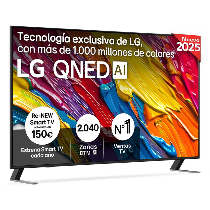 LG QNED 65QNED84A6C 65 pulg. Smart TV 4K UHD con Procesador α7 Gen8 AI y webOS 25 LG QNED 65QNED84A6C 65 pulg. Smart TV 4K UHD con Procesador α7 Gen8 AI y webOS 25