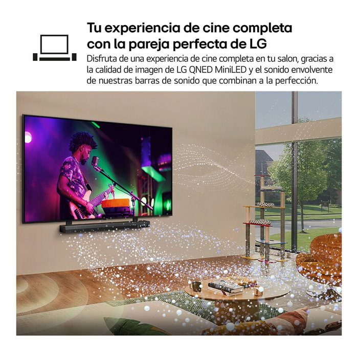 LG QNED 65QNED84A6C 65 pulg. Smart TV 4K UHD con Procesador α7 Gen8 AI y webOS 25 LG QNED 65QNED84A6C 65 pulg. Smart TV 4K UHD con Procesador α7 Gen8 AI y webOS 25