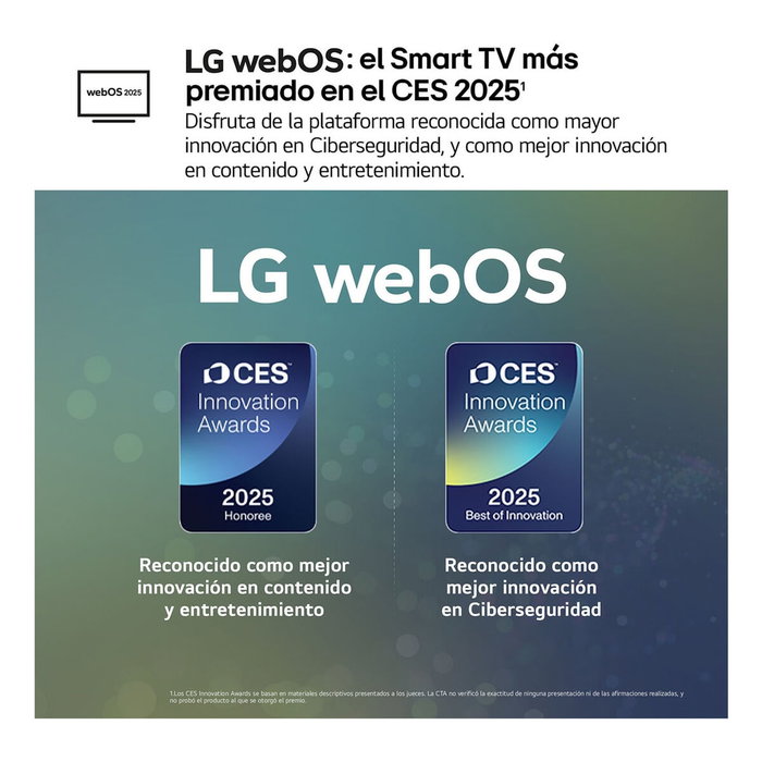 LG QNED 65QNED84A6C 65 pulg. Smart TV 4K UHD con Procesador α7 Gen8 AI y webOS 25 LG QNED 65QNED84A6C 65 pulg. Smart TV 4K UHD con Procesador α7 Gen8 AI y webOS 25