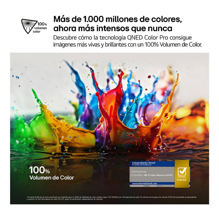 LG QNED 65QNED84A6C 65 pulg. Smart TV 4K UHD con Procesador α7 Gen8 AI y webOS 25 LG QNED 65QNED84A6C 65 pulg. Smart TV 4K UHD con Procesador α7 Gen8 AI y webOS 25