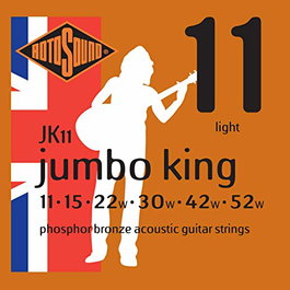 Juego de Cuerdas Rotosound para Guitarra Acústica 11-52