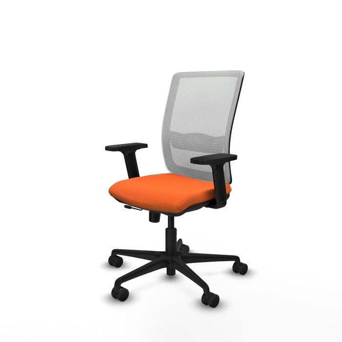 PIQUERAS Y CRESPO Silla Haches Naranja y Blanco