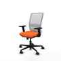 PIQUERAS Y CRESPO Silla Haches Naranja y Blanco
