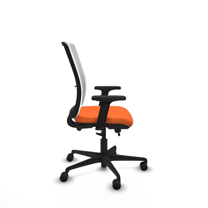 PIQUERAS Y CRESPO Silla Haches Naranja y Blanco