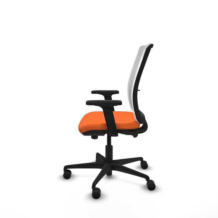 PIQUERAS Y CRESPO Silla Haches Naranja y Blanco