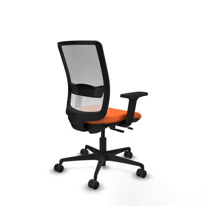PIQUERAS Y CRESPO Silla Haches Naranja y Blanco