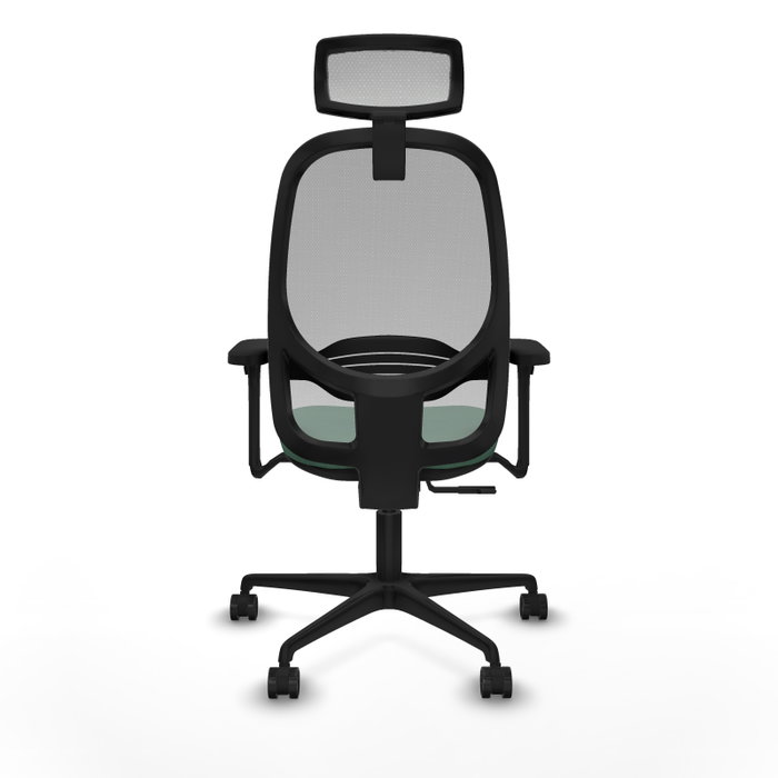 PIQUERAS Y CRESPO Silla de oficina Cilanco con mecanismo Sincro, Verde esmeralda y Gris PIQUERAS Y CRESPO Silla de oficina Cilanco con mecanismo Sincro, Verde esmeralda y Gris