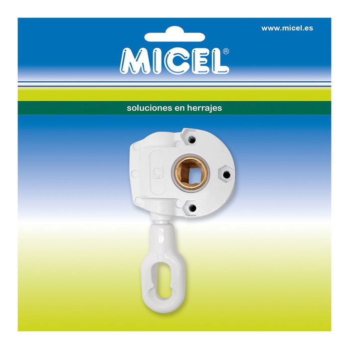 Micel Toldo Enrollador TLD05 92549 1:7 Zamak Blanco para Toldo Recto 77x35x135mm