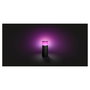 Philips Hue White and Color Ambiance Calla Pedestal Negro - Luz LED Inteligente Exterior RGB, Bluetooth/Zigbee, IP65, 600lm, Compatible Alexa, Google, HomeKit