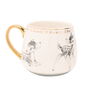 WIDDOP & CO Taza Bambi Disney Porcelana China Ilustraciones Elegantes Dorados
