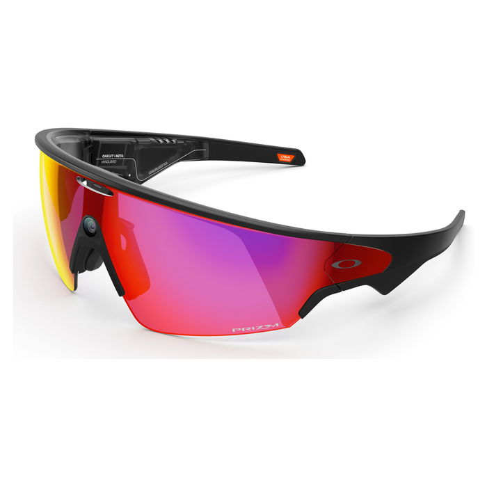 Oakley Meta Vanguard Gafas de Sol Inteligentes, Negro, Lente Prizm Road AI, 32GB, Cámara 12MP, Android e iOS, SK-1001206-01
