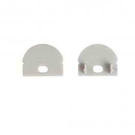 Greenice Tapón Final LLE-ALP001Rl con Agujero para Perfiles de LED